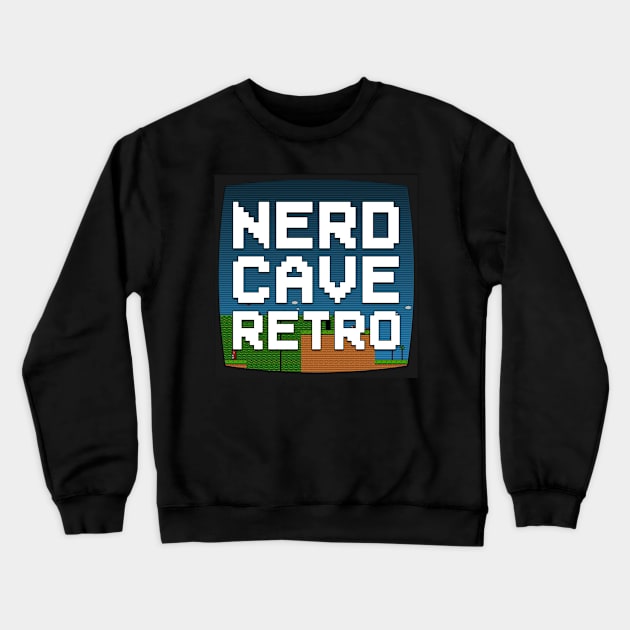 Nerd Cave Retro "Album Cover" Design Crewneck Sweatshirt by NerdCaveRetro